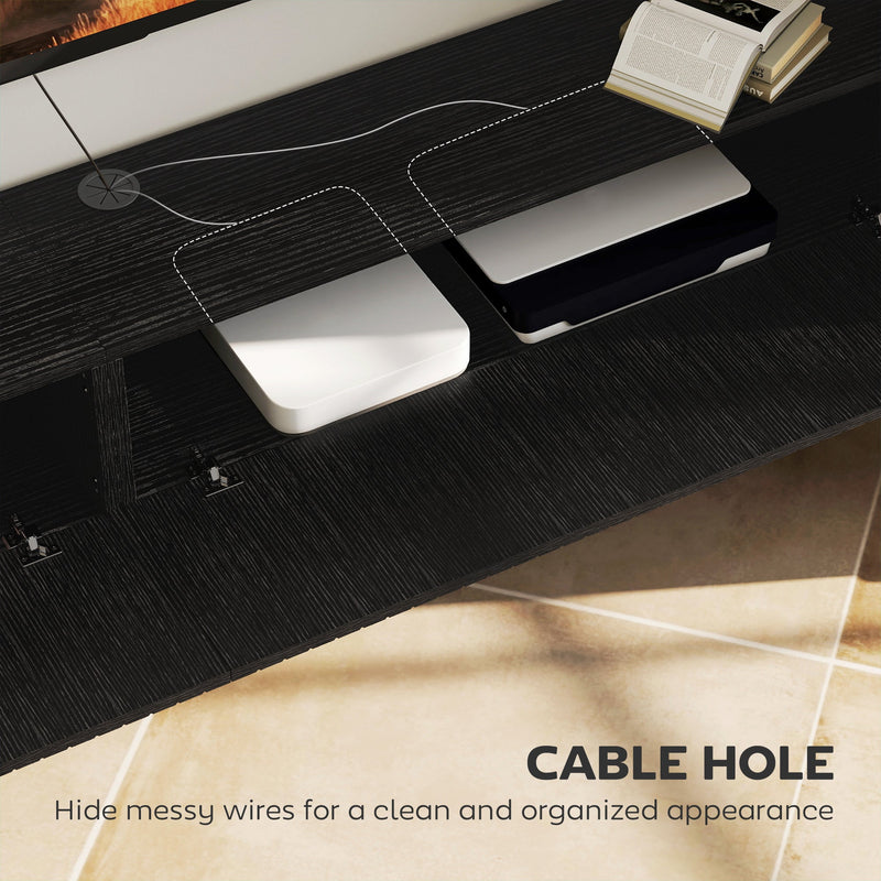 Floating TV Stand with Hidden Storage for Clutter-Free Lounge and Extra Floor Space