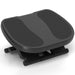 Grey Adjustable Under Desk Footrest with 3 Height Levels by HOMCOM