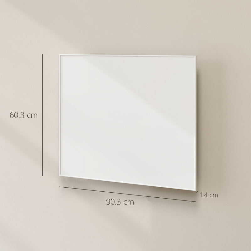 Wall Mounted Smart Electric Heater 520W with Far Infrared Heating for Home Use White