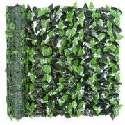 Artificial Leaf Privacy Fence Panel 3M x 1M for Garden or Balcony Decoration Green