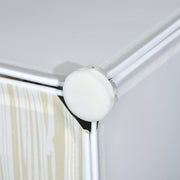 White Six Cube Modular Storage Unit for Home and Office by HOMCOM