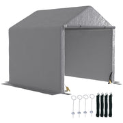 Grey 2 x 2m Garden Storage Tent Waterproof Fabric Shelter by Outsunny