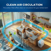 30L Clothes Dryer Dehumidifier Energy Efficient White by HOMCOM