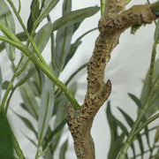 5ft Artificial Olive Tree with 720 Leaves and 32 Fruits in Pot for Home and Office by HOMCOM