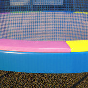 12FT Trampoline Spring Pad Waterproof UV Resistant Replacement Cover Multi-Coloured by SPORTNOW AOSOM