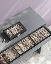 4 Tier Stackable Jewellery Organiser Trays for Accessories and Watches by Songmics