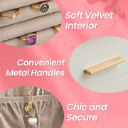 Jewellery Box 360 Degree Rotating with 5 Drawers Organiser for Storage by Songmics