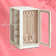 Jewellery Box 360 Degree Rotating with 5 Drawers Organiser for Storage by Songmics