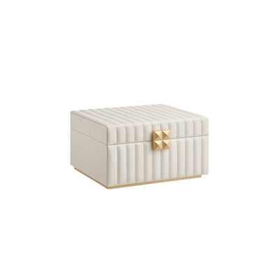 Two Tier Jewellery Box with Mirror and Organiser Storage Compartments by Songmics
