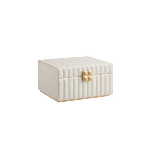 Two Tier Jewellery Box with Mirror and Organiser Storage Compartments by Songmics