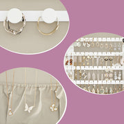 Lockable Wall Mounted Jewellery Cabinet with LED Lights and Mirror Organiser by Songmics