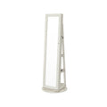 Rotatable Freestanding Jewellery Armoire with Mirror and Storage Shelves by Songmics