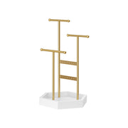 Jewellery Stand with Bottom Tray Organiser for Necklaces Earrings and Rings by Songmics