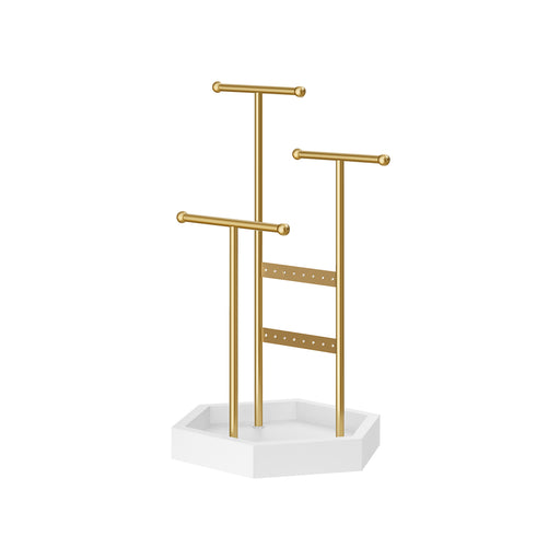 Jewellery Stand with Bottom Tray Organiser for Necklaces Earrings and Rings by Songmics