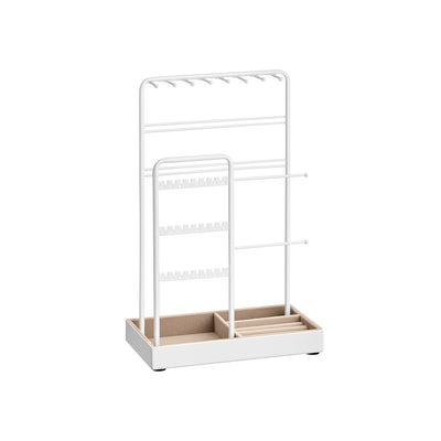 Jewellery Stand with Bottom Tray for Organising Necklaces Earrings and Rings by Songmics