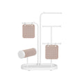 Jewellery Stand with 4 Rods for Necklaces Earrings and Bracelets in Cloud White by Songmics