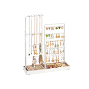 Jewellery Organiser with Adjustable Stand and Metal Frame for Dressing Table by Songmics