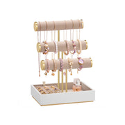 Three Tier Jewellery Display Stand with Removable Holder for Earrings and Necklaces by Songmics