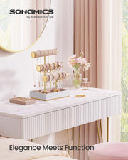 Three Tier Jewellery Display Stand with Removable Holder for Earrings and Necklaces by Songmics