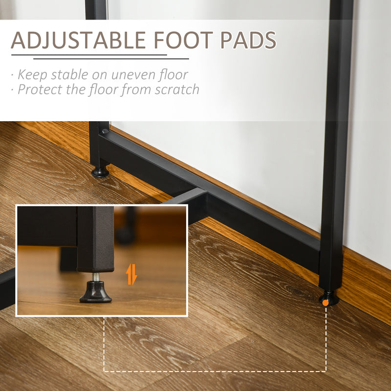 3 Piece Industrial Bar Table and Stool Set with Storage Shelf for Kitchen Use Grey