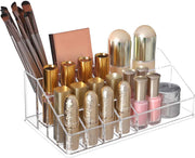 Stackable Clear Makeup Organiser with Drawers for Cosmetics and Skincare by Songmics