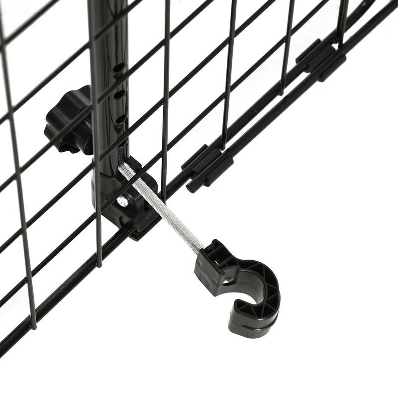 Adjustable Heavy Duty Dog Car Barrier for SUV and Estate Vehicles Keeps Pets Safe Black AOSOM
