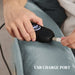 Dark Grey Velvet Feel Electric Lift Recliner Chair for Comfort and Support by HOMCOM