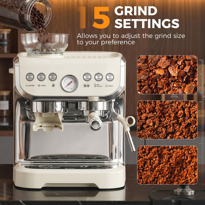 Coffee Machine Cream White - detail 2