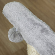 Cat Tree Tower With Rotating Top Perch Sisal Scratching Post Tunnel And Toys Grey