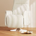 Cream 10 Point Massage Recliner Chair with Padded Seat by HOMCOM