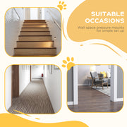 Extra Tall Safety Dog Gate with Auto Close for Doorways and Stairs Adjustable 74 to 94cm White