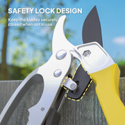8 Inch Garden Pruning Shears with SK5 Blade for Precise Cutting and Safety Lock