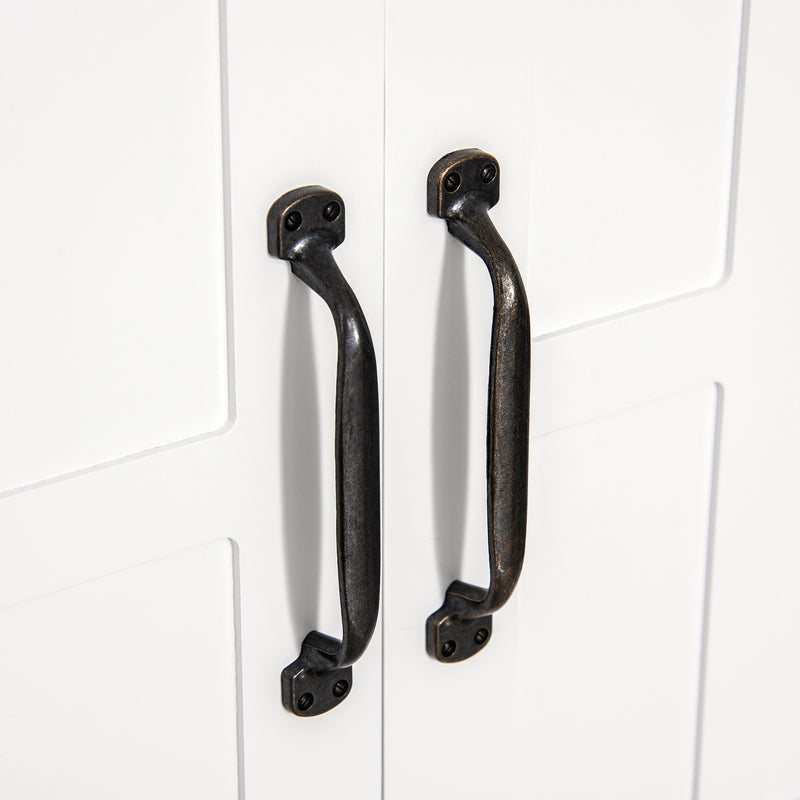 Wall Mounted Storage Cabinet with Adjustable Shelf for Bathroom or Kitchen White AOSOM