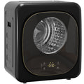 Tumble Dryer for Small Spaces 4kg Compact Laundry Dryer with Hygienic Cycle Black Gold Tone AOSOM