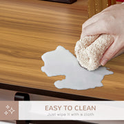 Large Wooden Dog Crate Furniture with Double Kennel Design Ideal for Two Dogs Grey