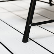 Light Grey Rattan Swing Chair with Stand and Cushion for Garden Balcony and Deck by Outsunny