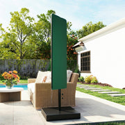 Cantilever Garden Parasol Cover for Year Round Weather Protection Easy Fit, Dark Green Outsunny