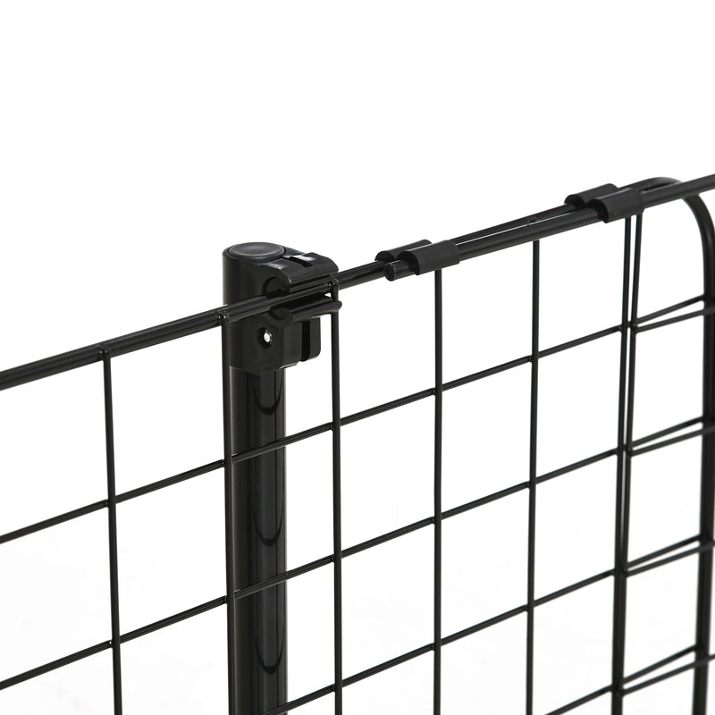 Adjustable Heavy Duty Dog Car Barrier for SUV and Estate Vehicles Keeps Pets Safe Black AOSOM
