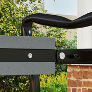 2 in 1 Garden Kneeler Seat Foldable Kneeling Pad and Support Bench Grey by Outsunny