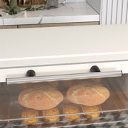 9L Mini Electric Oven With Adjustable Timer and Grill Function Ideal for Small Kitchens Cream