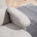 Light Grey Linen Swivel Recliner Chair with Footstool and Wooden Base for Living Room by HOMCOM