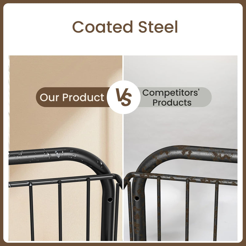 2 Tier Under Sink Organiser with Sliding Baskets for Kitchen or Bathroom Storage by Songmics