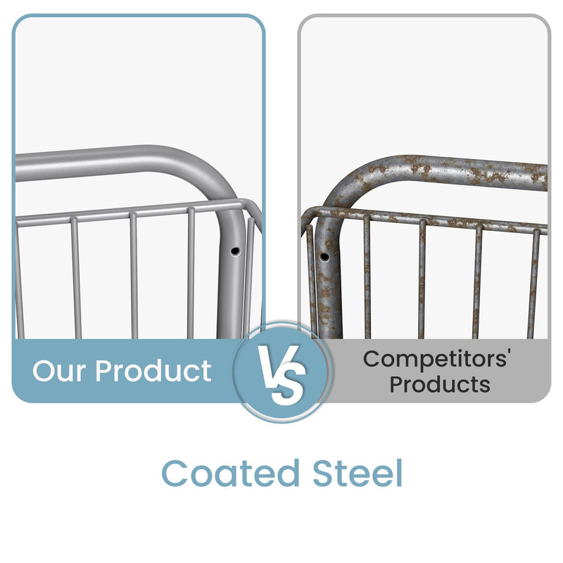 2 Tier Under Sink Organiser with Sliding Baskets for Bathroom or Kitchen Storage by Songmics