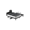 Stainless Steel Dish Drainer Rack with Cutlery Holder in Silver and Black by Songmics