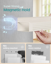 Magnetic Spice Rack Set for Fridge or Oven No Drilling Easy Installation by Songmics
