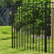 Heavy Duty 8 Panel Dog Playpen for Indoor and Outdoor Use Ideal for All Dog Sizes Black