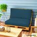 Navy Blue 2 Seater Pallet Furniture Cushions 20 cm Thick UPF20+ Fabric Outdoor Seat Pads by Outsunny