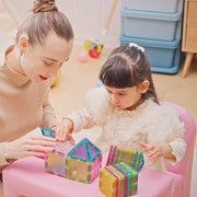 2 in 1 Toddler Sofa Chair for Relaxing and Playing in Bedroom or Playroom, Pink