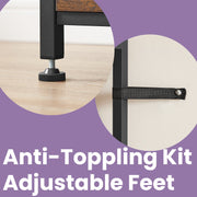 Kitchen Baker's Rack with 6 Shelves and Hooks Coffee Bar Storage Organiser by Vasagle