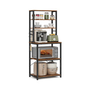 6 Tier Kitchen Storage Rack with Hooks for Pots Pans and Utensils by Vasagle